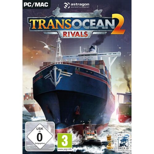 TransOcean 2: Rivals PC Játék Borító. Irányíts teherhajókat és építsd fel a hajózási birodalmadat. - Konzol játék