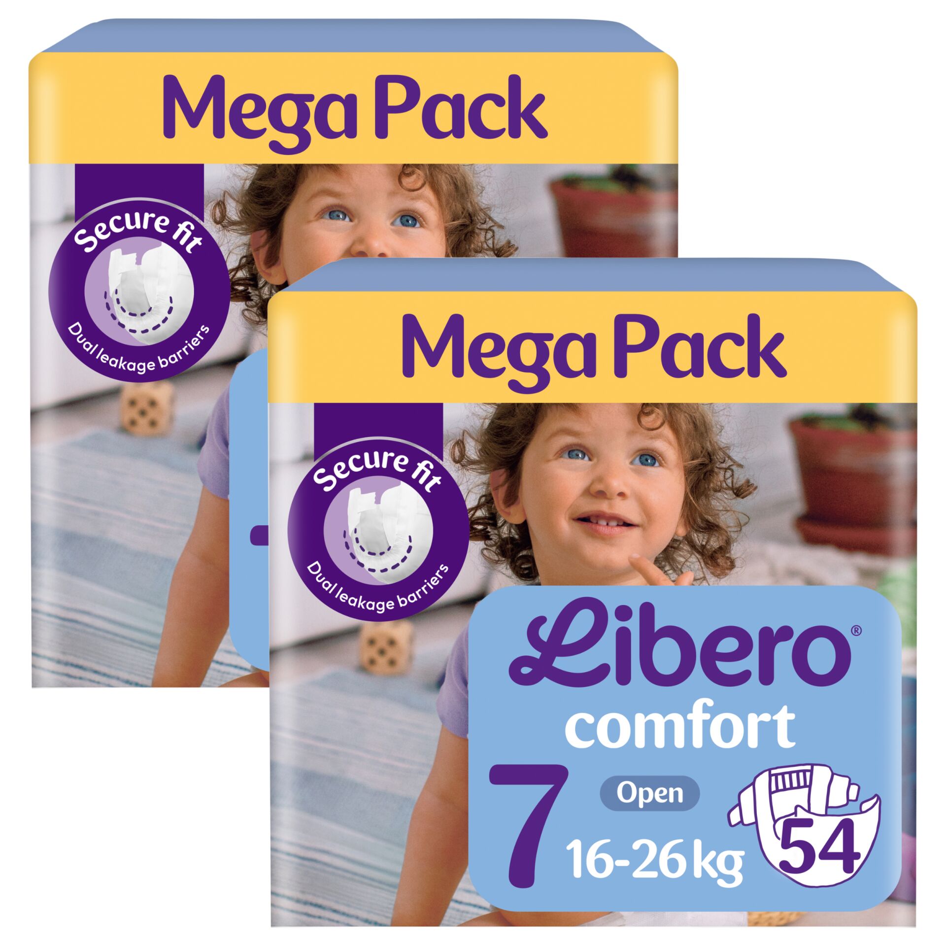 E-shop Libero Comfort Mega Pack balenie plienok 16-26 kg Junior 7 (108 ks)