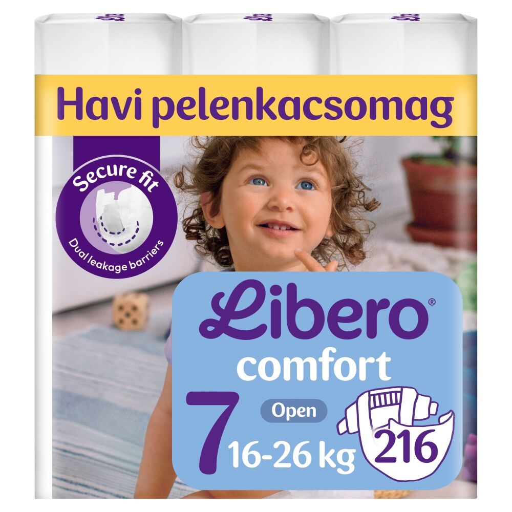 E-shop Libero Comfort Mega Pack balenie plienok 16-26 kg Junior 7 (216 ks)