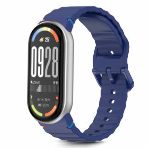TECH-PROTECT SILICONE SPORT XIAOMI SMART BAND 8 / 9 / 10 / NFC STORM BLUE 139125208 - Pasek do inteligentnego zegarka
