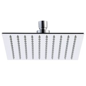 Palarie de dus patrata Rermer Wellness 357UFS30X, tip ploaie, dimensiune 30x30 cm, anticalcar, ultra plata, finisaj lucios, alama cromata 139128777 - Cap de duș