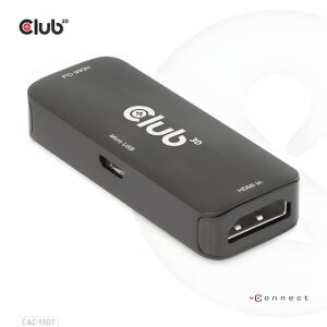 Club3D HDMI Jelerősítő - 4K@60Hz, Aktív, Anya/Anya 139133476 - Club3D