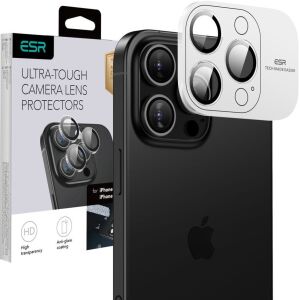 ESR Armorite iPhone 16 Pro/Pro Max Kamera Lencsevédő - Edzett Üveg, Ütésálló