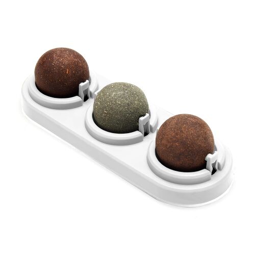 Teno® Macskamenta Játékszer - Tripla Forgó Golyó