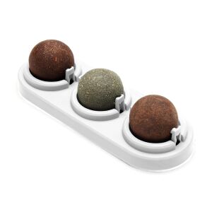 Teno® Macskamenta Játékszer - Tripla Forgó Golyó 139134702 - Állattartás