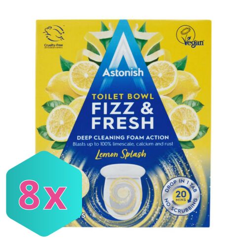 Astonish Fizz & Fresh WC Tabletta - Citrom, 8 db 139135937