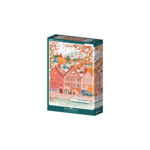 Pieces & Peace Bergen 1000 db-os Puzzle - Norvégia 139136868 - Puzzle & Kirakó