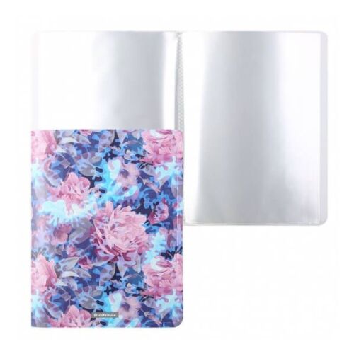 Erich Krause Misty Flowers irattartó mappa - A4, 20 genotherm tasakkal