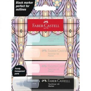 Faber-Castell Textliner Glassy Szövegkiemelő Készlet - 4 db Pasztell 139138192 - Faber-Castell