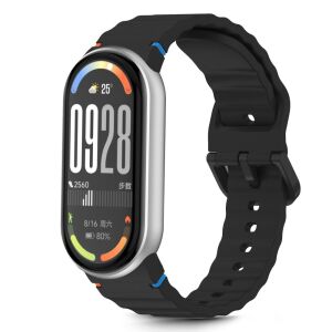 TECH-PROTECT SILICONE SPORT XIAOMI SMART BAND 8 / 9 / 10 / NFC BLACK 139138225 - Pasek do inteligentnego zegarka