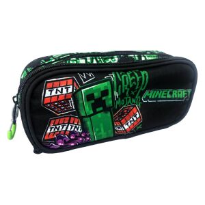 Minecraft Metro Art Federtasche mit Creeper und TNT Design - Federmappen