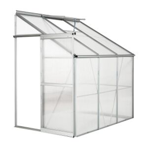 Timeless Tools Alumínium Kerti Melegház - 197x191x127cm, Polikarbonát
