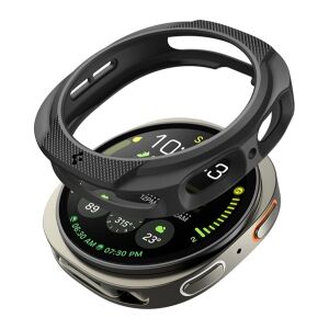 SPIGEN LIQUID AIR szilikon óra keret (ütésállóság) FEKETE Samsung Galaxy Watch 8 eSIM 44mm (SM-L335), Galaxy Watch 8 44mm (SM-L330) 139138871 - Spigen