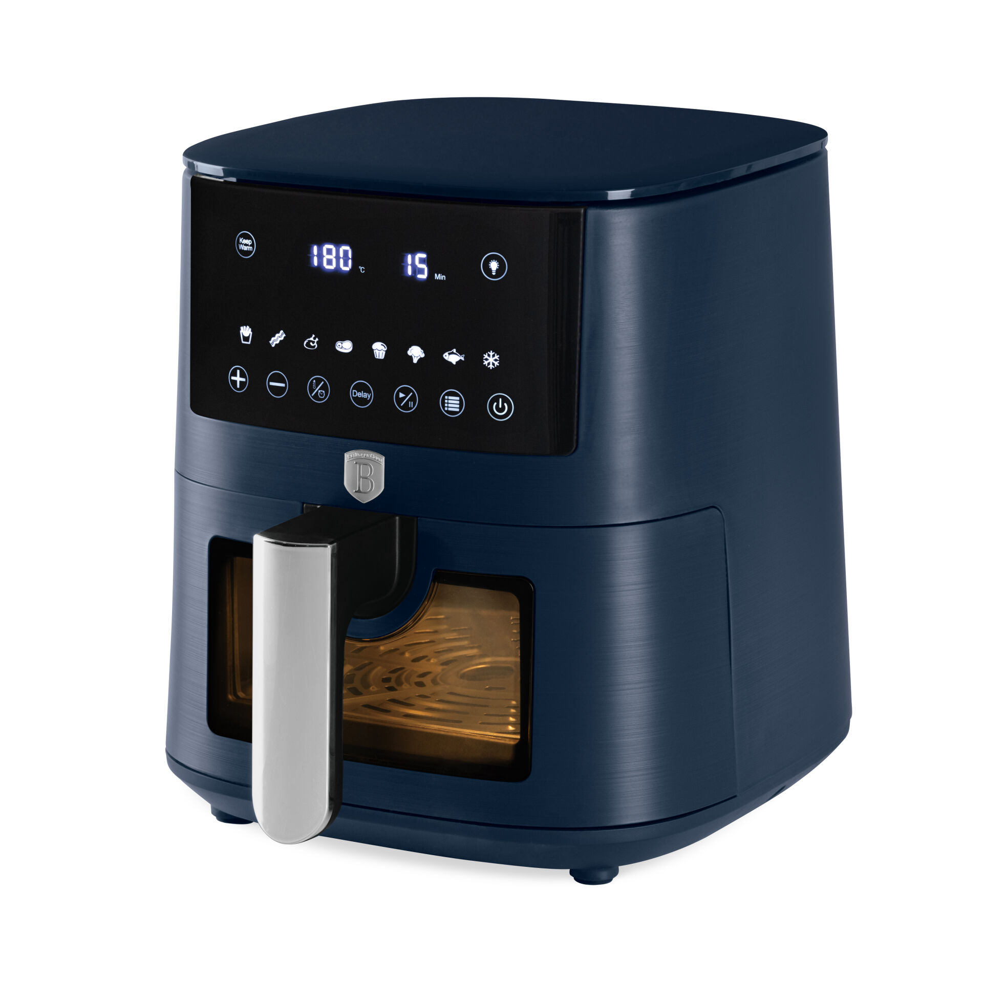 E-shop Berlinger Haus BH-9729 Teplovzdušná fritéza, 5 l, s priehľadným o...