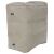 Portable inflatable footrest for travel, gray color