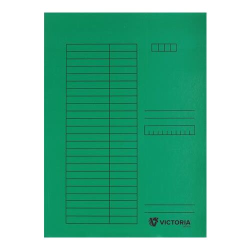 VICTORIA OFFICE Pólyás Dosszié - A4, Karton, Zöld 139157998