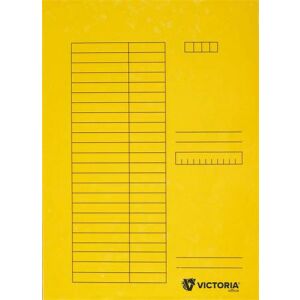 VICTORIA OFFICE A4 Karton Pólyás Dosszié - Sárga 139158019 - Pólyás dosszié