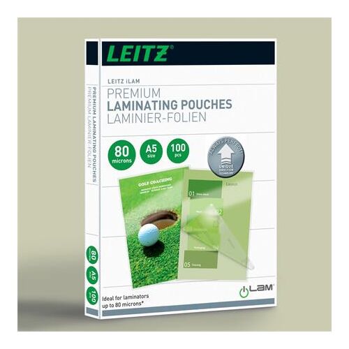 LEITZ iLam A5 Meleglamináló Fólia - 80 mikron, Fényes 139164491