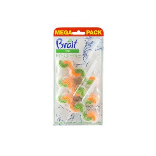 Brait Hygiene & Fresh WC Tisztító Blokk 2-fázisú - 3x45g, Fenyő 139165677