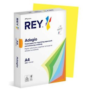 REY Adagio A3 Színes Másolópapír - 80g, Intenzív Sárga 139171093 - Irodai papíráru