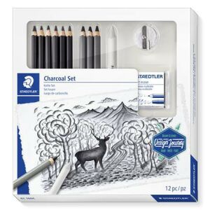 STAEDTLER Mars Lumograph 100C - Grafit- és Szénceruza Készlet - 12 db 139175610 - Grafitceruza