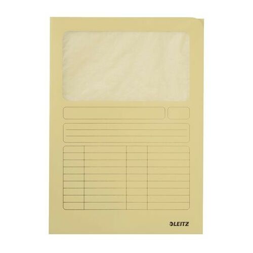Leitz A4 Ablakos Karton Mappa - Sárga 139182365