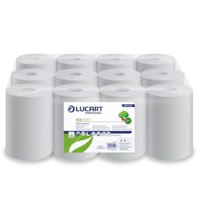 LUCART Eco CF 14 Tekercses Kéztörlő - 2 rétegű, Fehér, 12 tekercs 139182412 - Papírtörlő