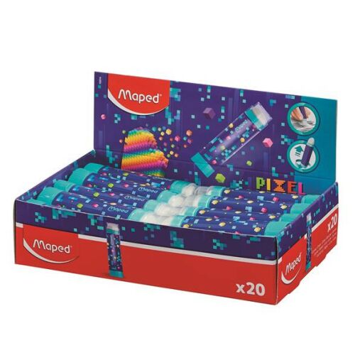 MAPED Pixel Party Radír Stift - Csavarható, PVC-mentes 139183232