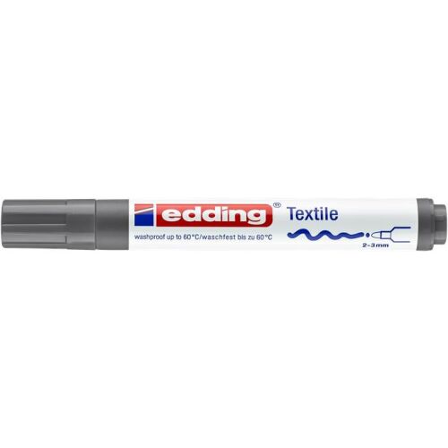 Edding 4500 Textilmarker - 2-3 mm, Szürke