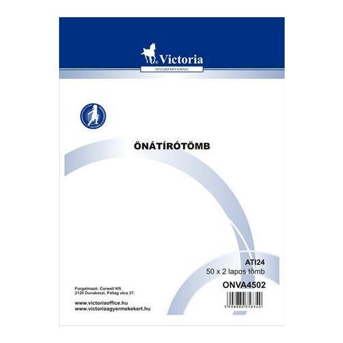 Victoria Paper Önátíró Tömb - A4, 50x2 Lap 139190890