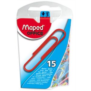 MAPED Színes Gemkapocs - 50 mm, 15 db 139190504 - Gemkapocs
