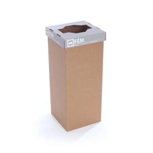 RECOBIN Office Szelektív Hulladékgyűjtő - 50L, Szürke, Újrahasznosított 139194493 - Hulladéktároló