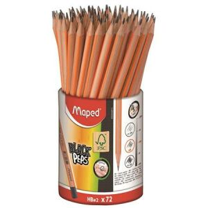 MAPED Black'Peps HB Grafitceruza szett - 72 db, Háromszögletű 139193104 - Grafitceruza