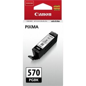 Canon PGI-570B Fekete Tintapatron - 15ml, Pixma MG5750/6850/7750 139192831 - Nyomtató kellék
