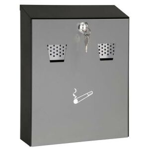 WEDO Fali Hamutartó - Acél, 2 Nyílással, Szürke/Fekete 139191758 - Hamutartó