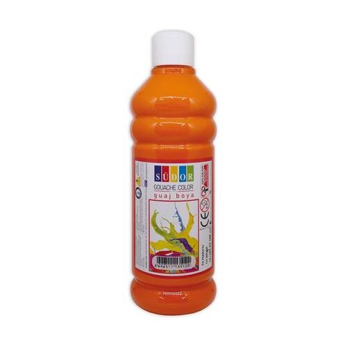 Südor Tempera - Narancs, 500 ml - Vizes Bázisú Festék Papírra, Kartonra