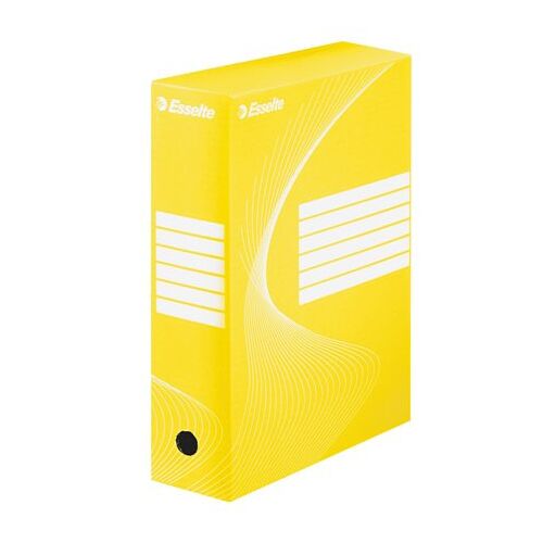ESSELTE Boxycolor Archiválódoboz - A4, 100mm, Sárga 139192100