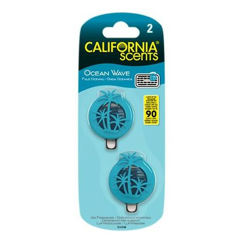 California Scents Ocean Wave Mini Autóillatosító - 2 db 139194898