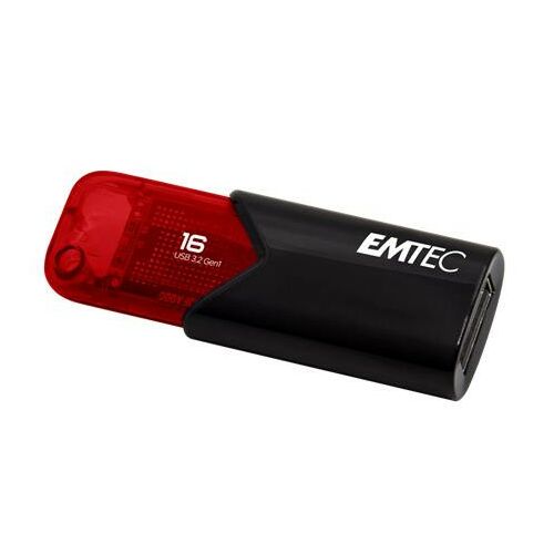 EMTEC B110 Click Easy Pendrive - 16GB, USB 3.2, Fekete-Piros 139195388
