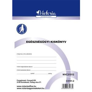 VICTORIA PAPER Egészségügyi Kiskönyv - A6, 200 tömb/csomag 139196232 - Irodai papíráru