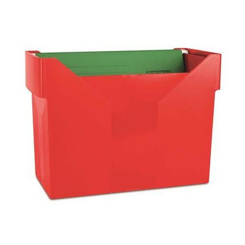 DONAU Függőmappa Tároló - Piros, Műanyag, 5 függőmappával 139196316
