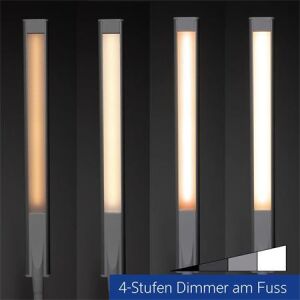 MAUL Pirro LED Asztali Lámpa - Szabályozható, Fehér 139196097 - Asztali lámpa