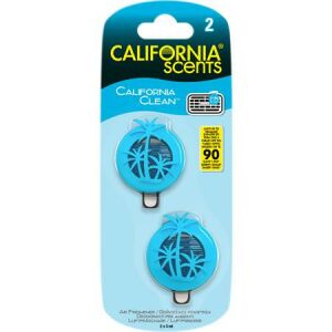 California Scents California Clean Mini Autóillatosító Diffúzer - 2x3ml 139197590 - Autóillatosító