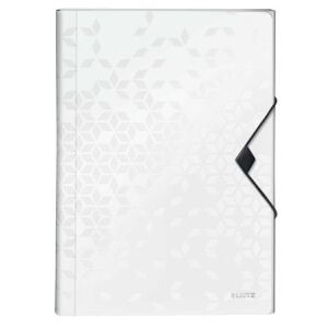 LEITZ Wow Harmonikamappa - A4, 6 rekeszes, fehér 139197979 - Harmonika mappa