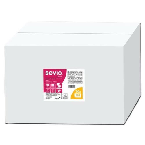 SOVIO V-hajtogatott Kéztörlő - 2 rétegű, 150 lap 139198326