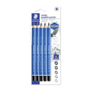 STAEDTLER Mars Lumograph Jumbo Grafitceruza Készlet - 5 különböző keménység 139198556 - Grafitceruza