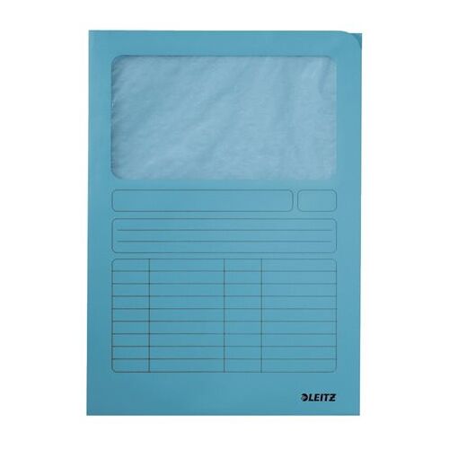 Leitz A4 Ablakos Karton Mappa - Világoskék 139198796