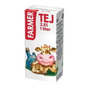 FARMER Tartós Tej 2,8% - 1 liter 139198883 - Organikus/Teljes tej