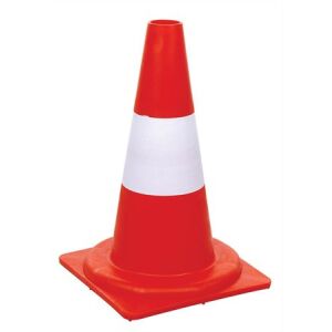 Közúti Jelzőbója - 30 cm, Piros-Fehér, Polietilén 139201474 - Jelzőbója