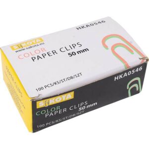 SAKOTA Színes Gemkapocs - 50 mm, 100 db 139200024 - Gemkapocs